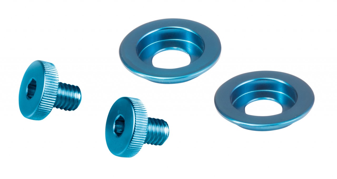 ST5 R SET visor an sun screen screw kit BLUE